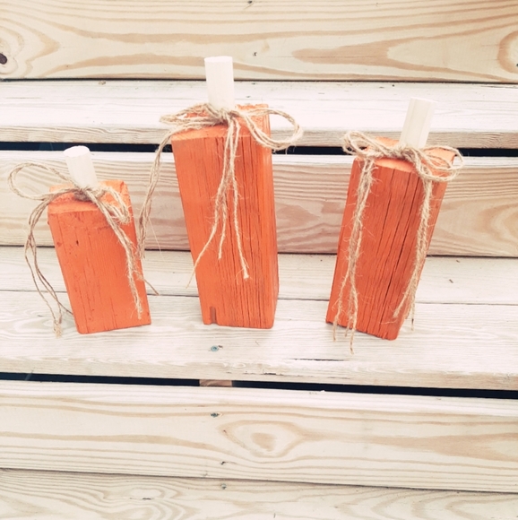 Rustic Pumpkin Set - Picture 2 of 3